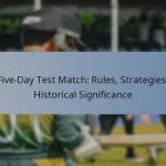 Five-Day Test Match: Rules, Strategies, Historical Significance
