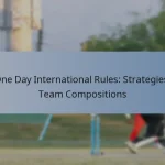 One Day International Rules: Strategies, Team Compositions