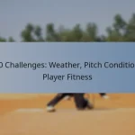 T20 Challenges: Weather, Pitch Conditions, Player Fitness