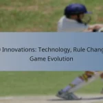 T20 Innovations: Technology, Rule Changes, Game Evolution