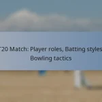 T20 Match: Player roles, Batting styles, Bowling tactics