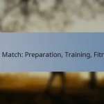 T20 Match: Preparation, Training, Fitness