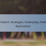 T20 Match: Strategies, Powerplays, Fielding Restrictions