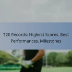 T20 Records: Highest Scores, Best Performances, Milestones