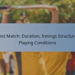 Test Match: Duration, Innings Structure, Playing Conditions